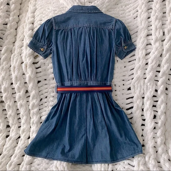 Polo Denim Dress Kids 6x - Picture 2 of 5